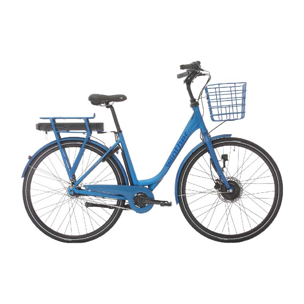 Cykelservice Aabenraa - Blå elcykel